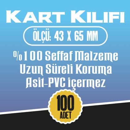 Kartı Kılıfı 43x65mm