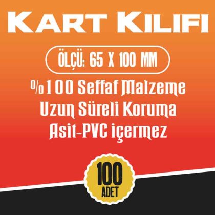 Kartı Kılıfı 65x100mm